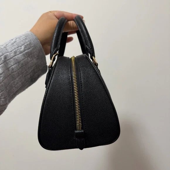 Coach Sydney Satchel Black Handbag - Picture 4 of 8